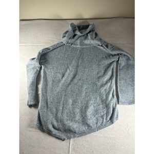 Westbound Sweater Women's XL  Blue Cowl Neck Asymmetric Hem